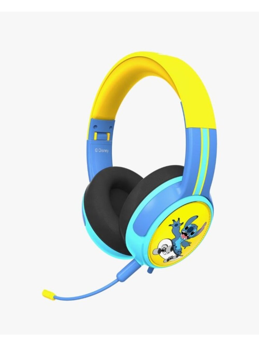 Disney Stitch Wired & Foldable Gaming Headset With Mic 3.5mm AUX Jack Adjustable